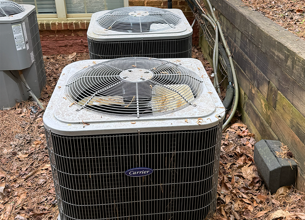 B-Cool HVAC technician on a service call in Johns Creek, GA